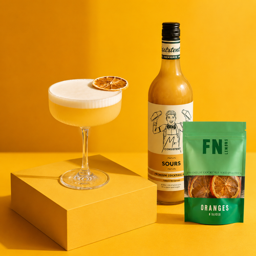 Afterglow almond sour cocktail and mocktail kit