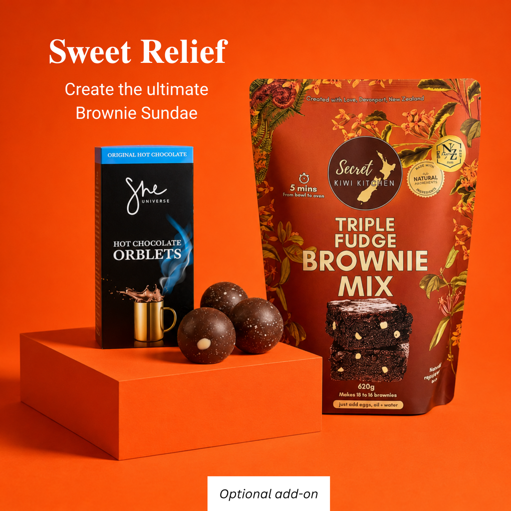 Spicy After Dark sweet relief brownie and chocolate add-on