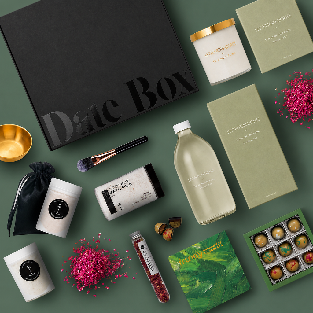 The Two of Us romantic bath date night box for couples